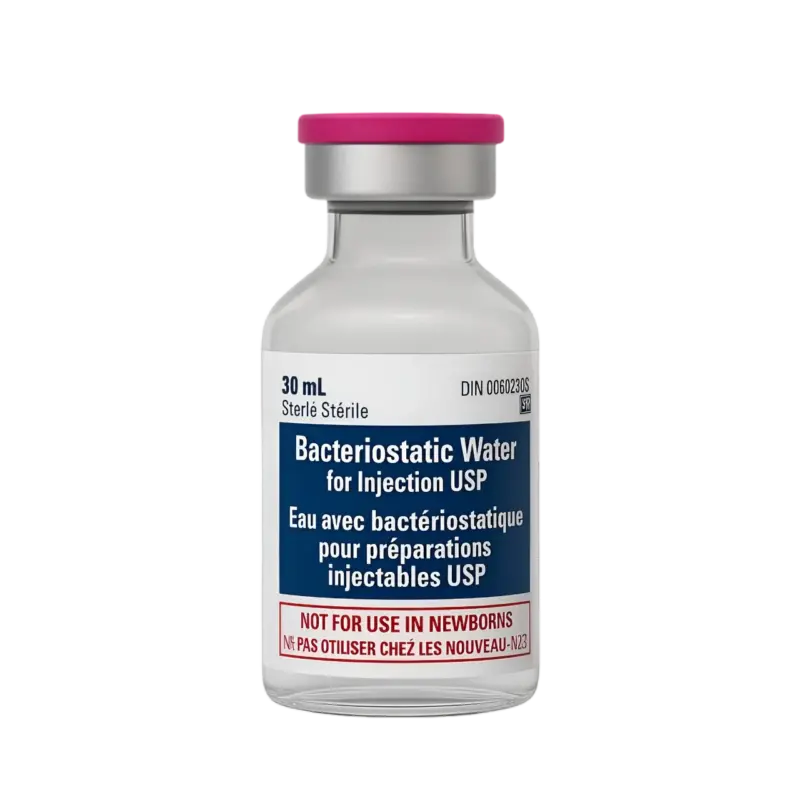 Buy bacteriostatic water Canada – Pfizer 30mL sterile vial – Panda Peptide